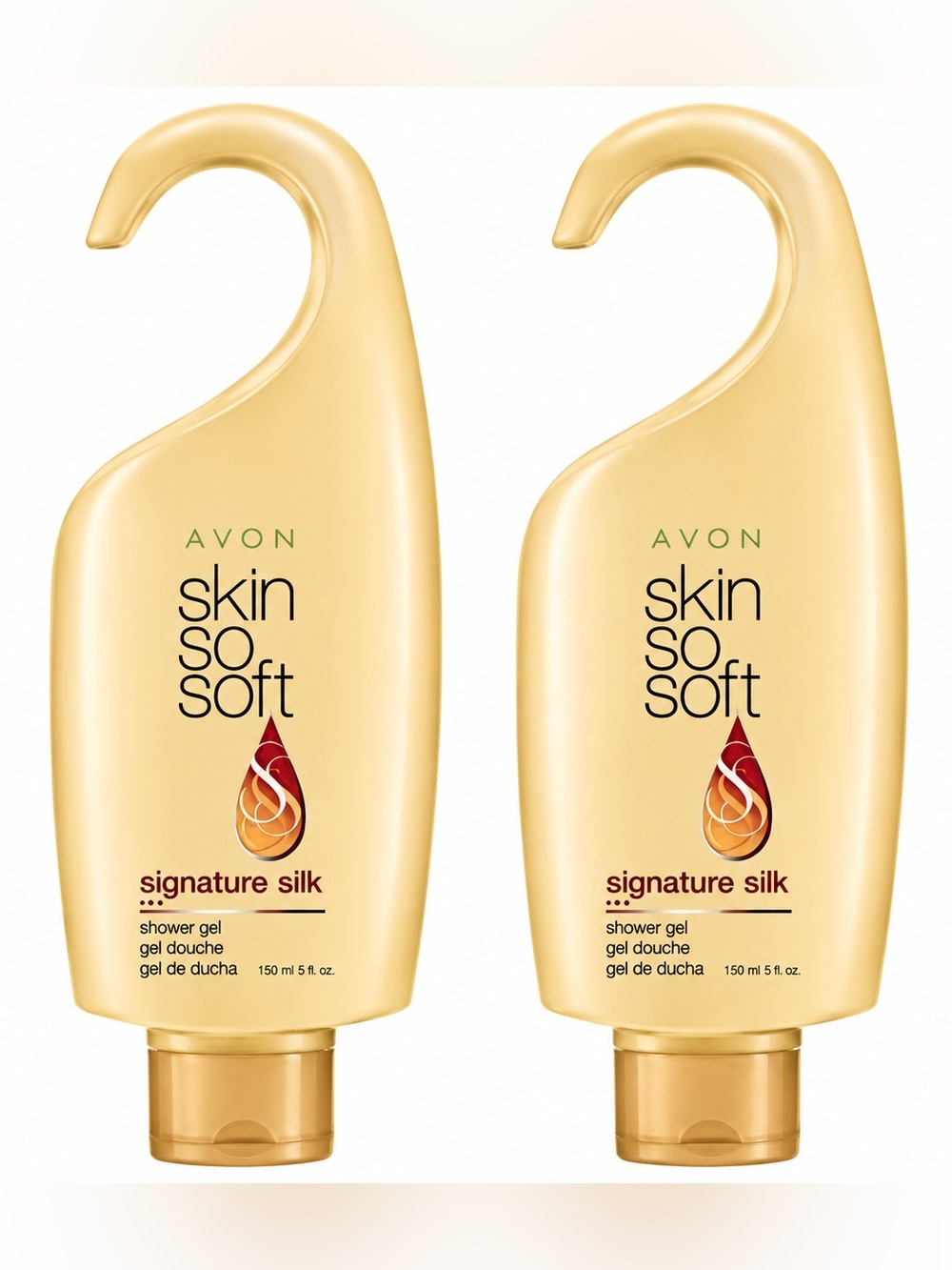 AVON SIGNATURE SILK MOISTURIZING SHOWER GEL 2PK (BRAND NEW)